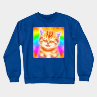 Smiling Cat Crewneck Sweatshirt